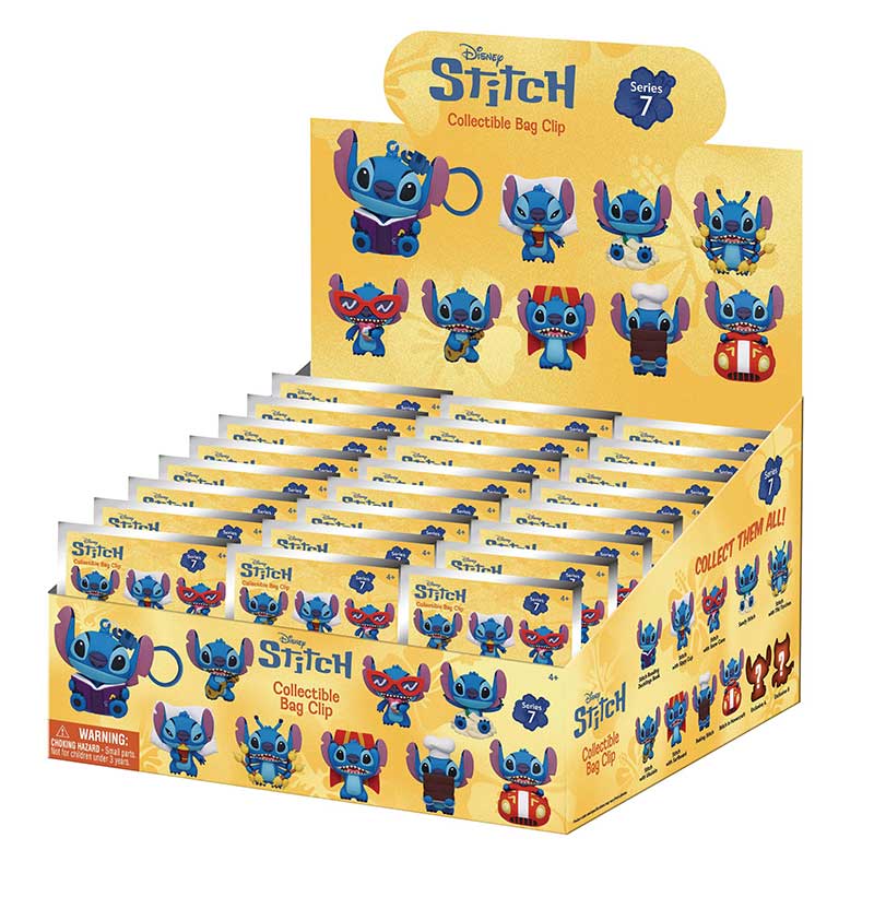 Stitch 3D Foam Bag Clip Series 7