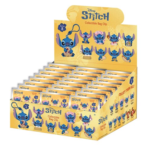 Stitch 3D Foam Bag Clip Series 8