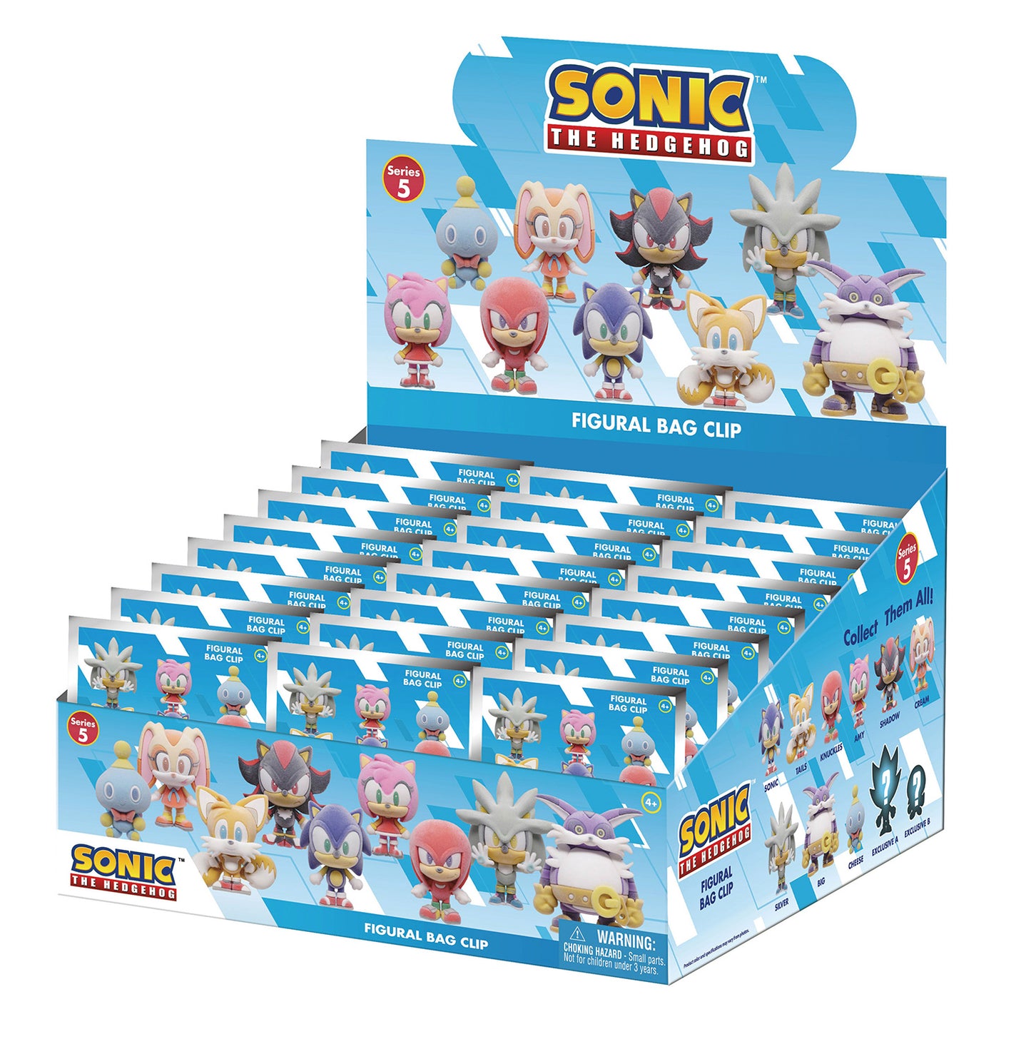 Sonic 3D Foam Bag Clip Series 5