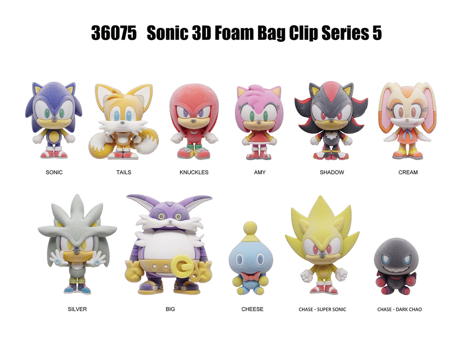 Sonic 3D Foam Bag Clip Series 5