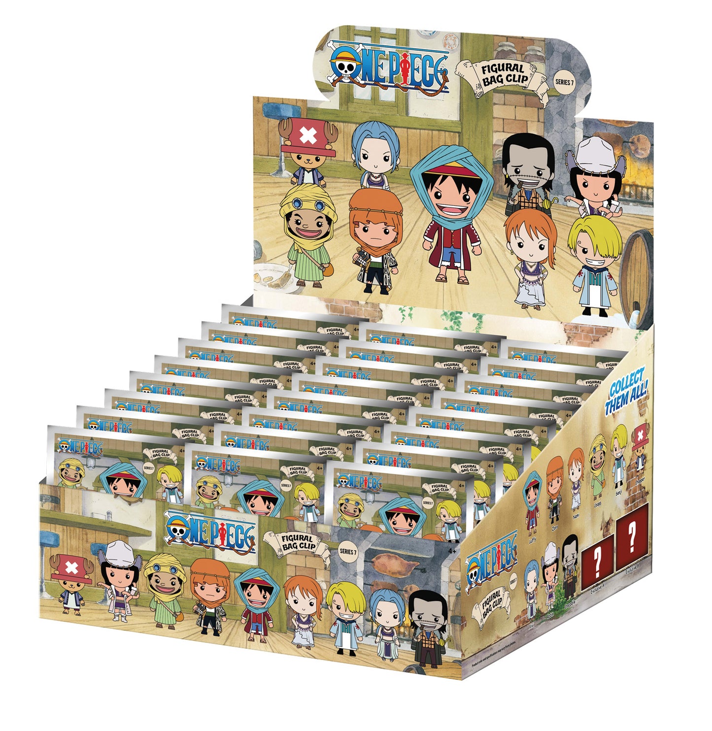 One Piece 3D Foam Bag Clip Series 7