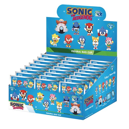 Sonic 3D Foam Bag Clip Series 6