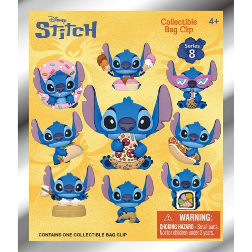 Stitch 3D Foam Bag Clip Series 8